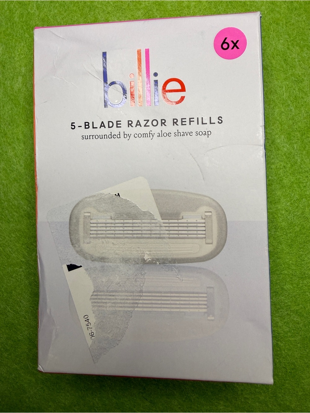 Billie 5-Blade Razor Refills - Pink (6 Count)